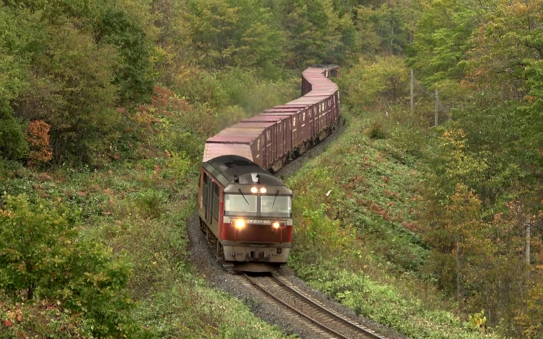 【世界铁路】【日本铁道】石北本线的货物列车和キハ183系列车(2019.