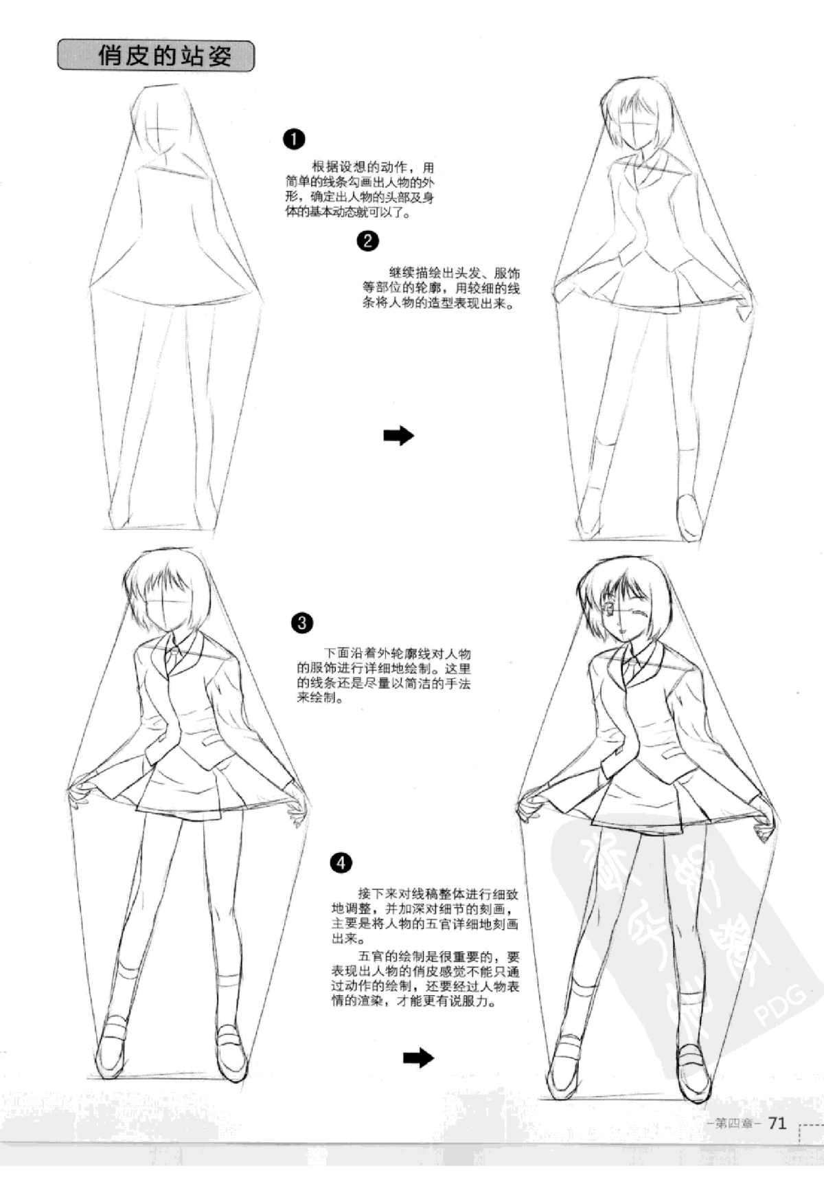 动漫秀场 超级漫画素描技法 完全自学教程
