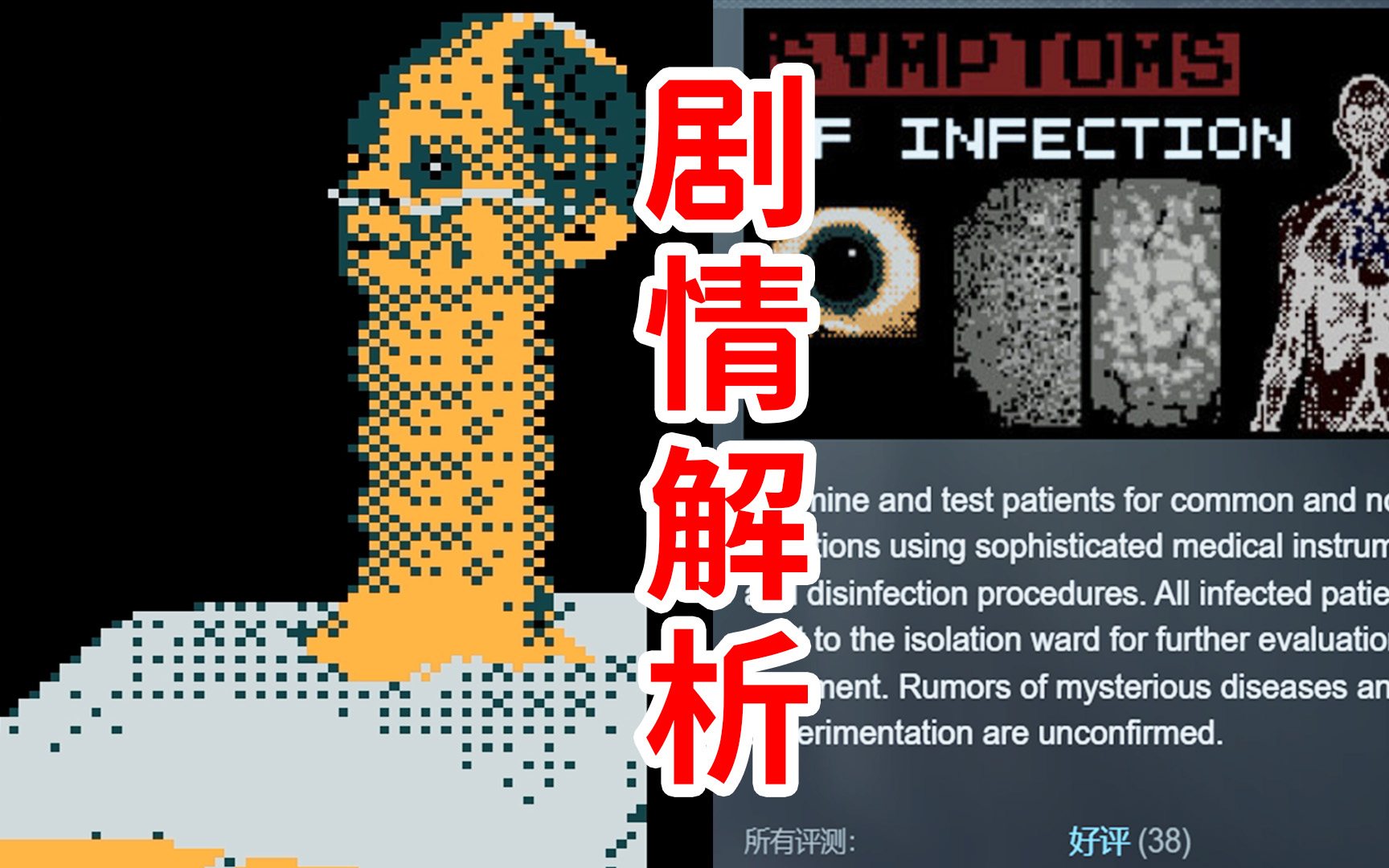 Steam好评的小众游戏！怪异且抽象！病人全员逆天！
