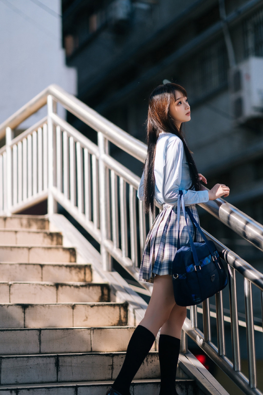 如果这个jk美少女是你女朋友那晚上几点回家?