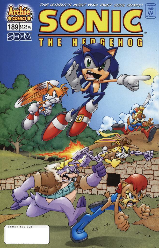 刺猬索尼克官方漫画#186-190(archie漫画)sonic the hedgehog