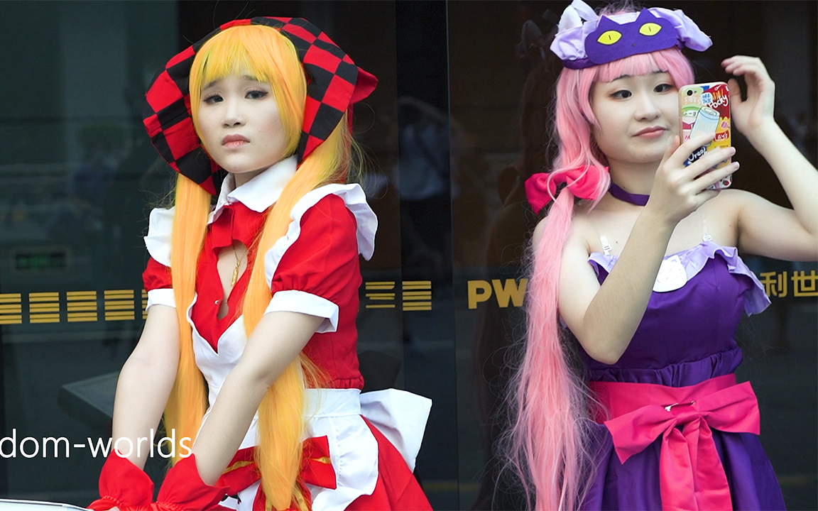 cicf2020 王者荣耀cos 安琪拉魔法小厨娘必胜客 大乔猫狗日记 广州