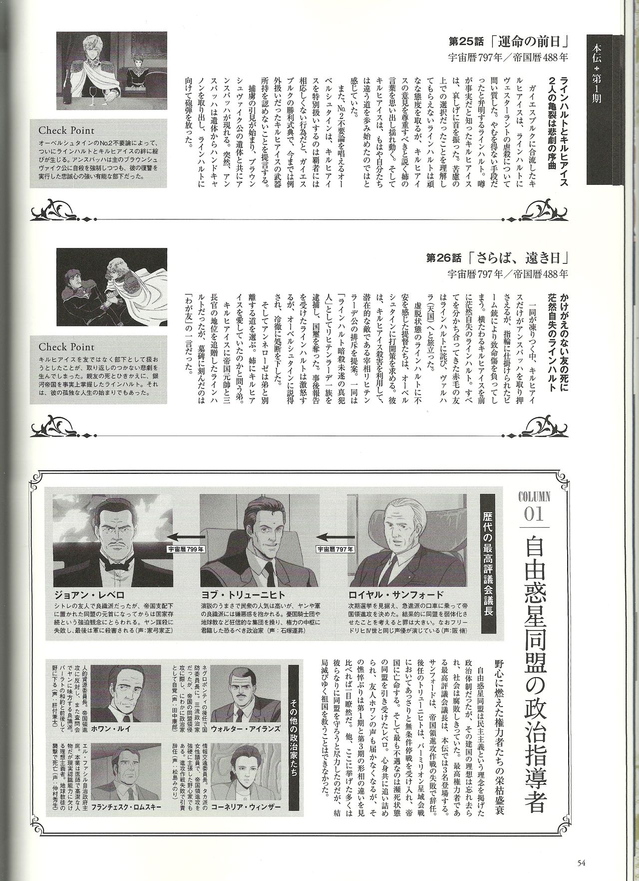 银河英雄传说完全指南 旧ova版