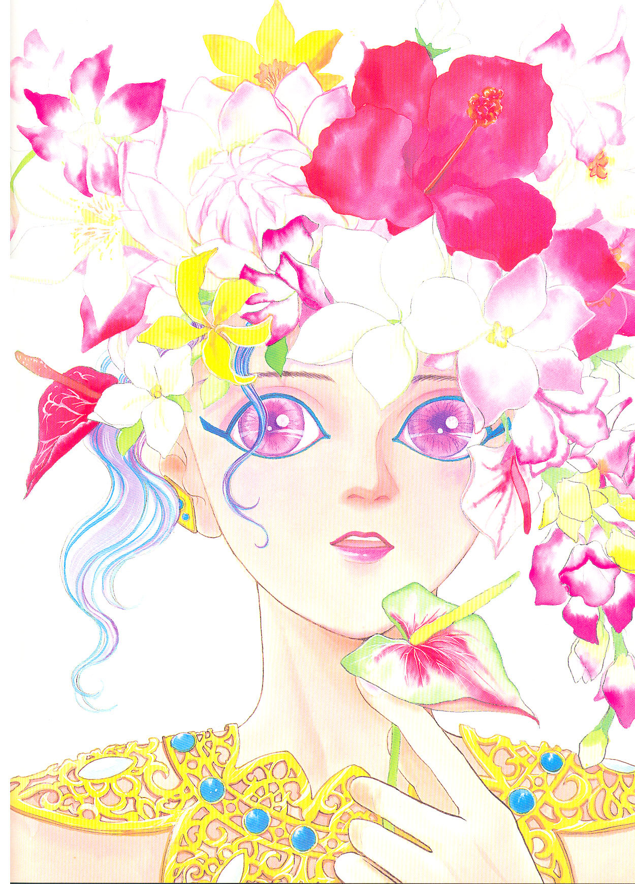幻華宵月 (秋乃茉莉イラスト集) | 秋乃 茉莉 |本 | 通販 | Amazon