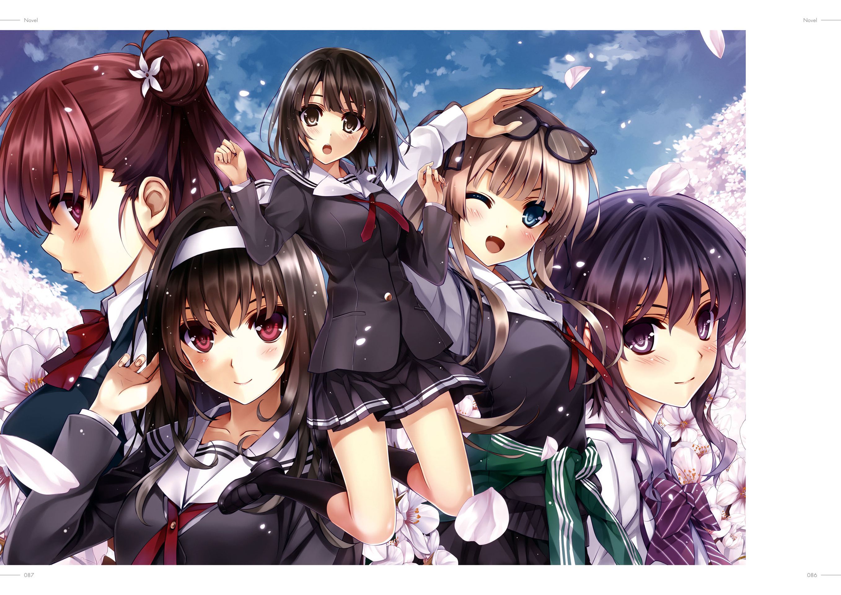 深崎暮人路人女主的养成方法画集上flat