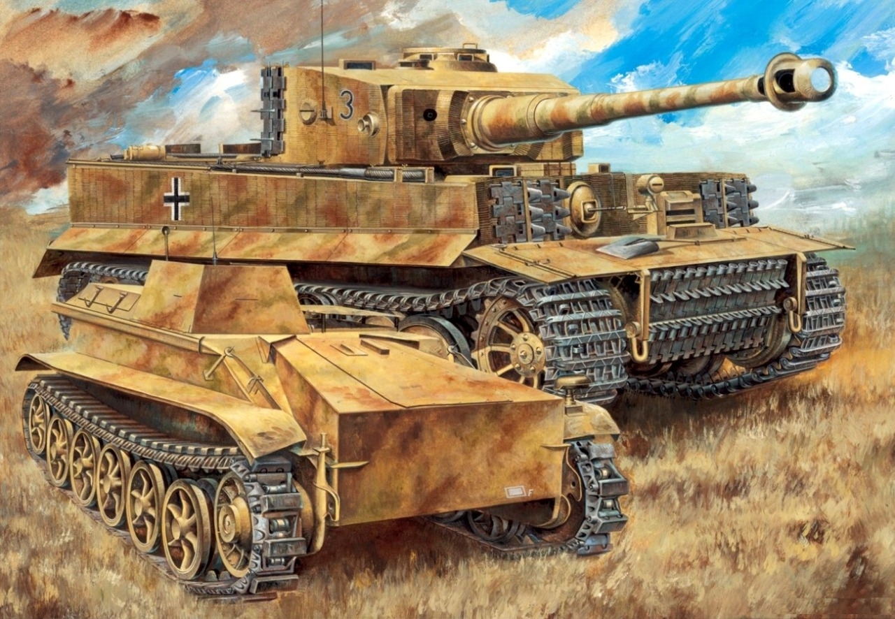 虎式坦克彩绘合集20版
