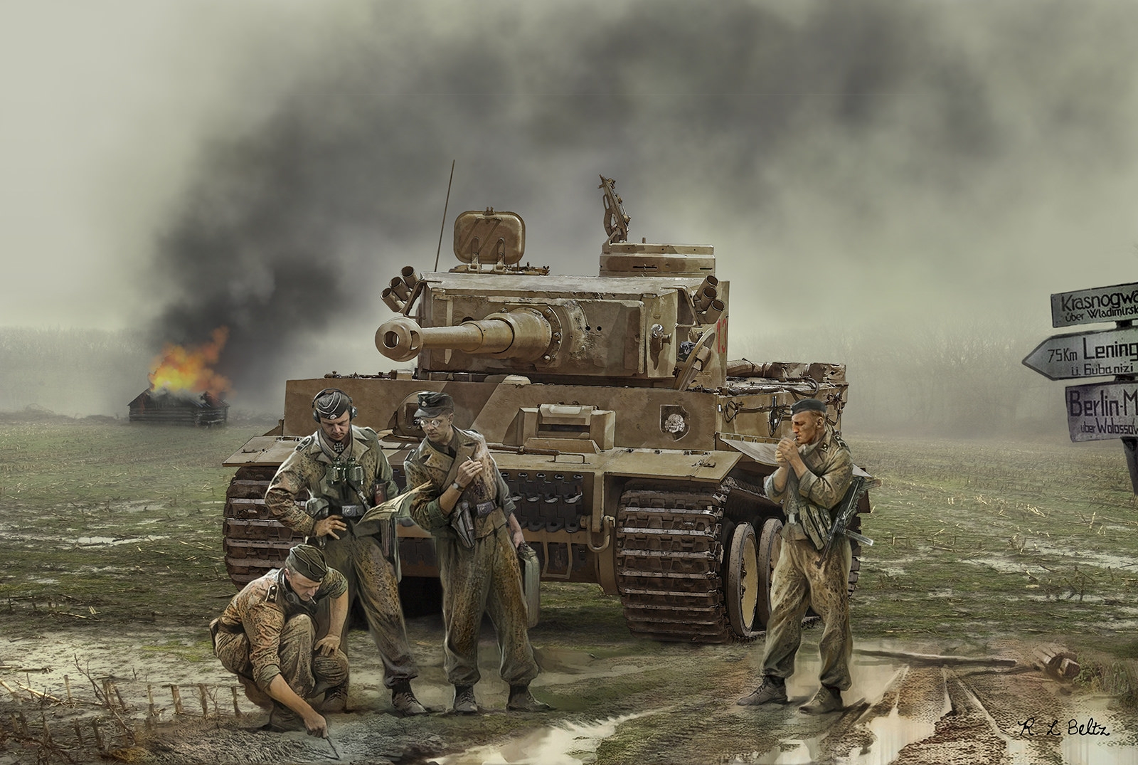 虎式坦克彩绘合集20版