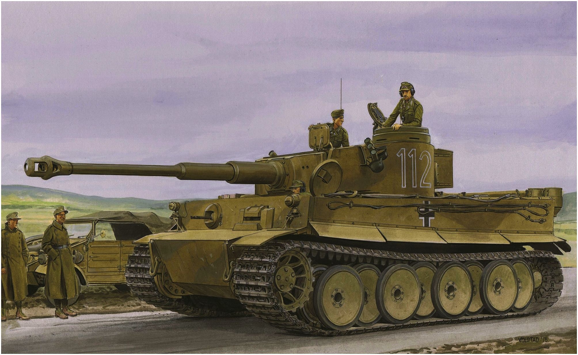 虎式坦克彩绘合集20版