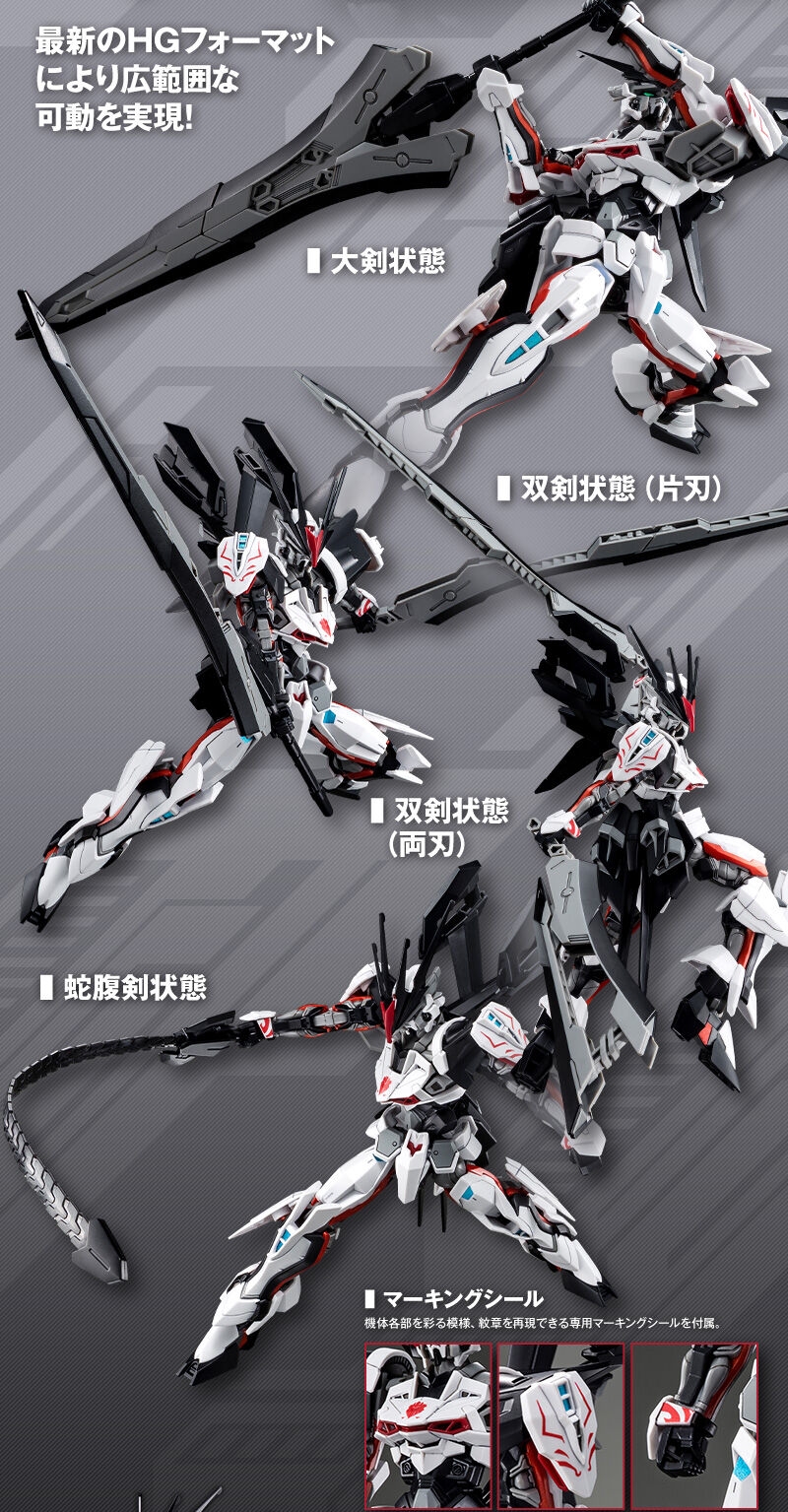 付属武装:ロードロングソード1/144スケール絤み立て式プラモデルhg 1