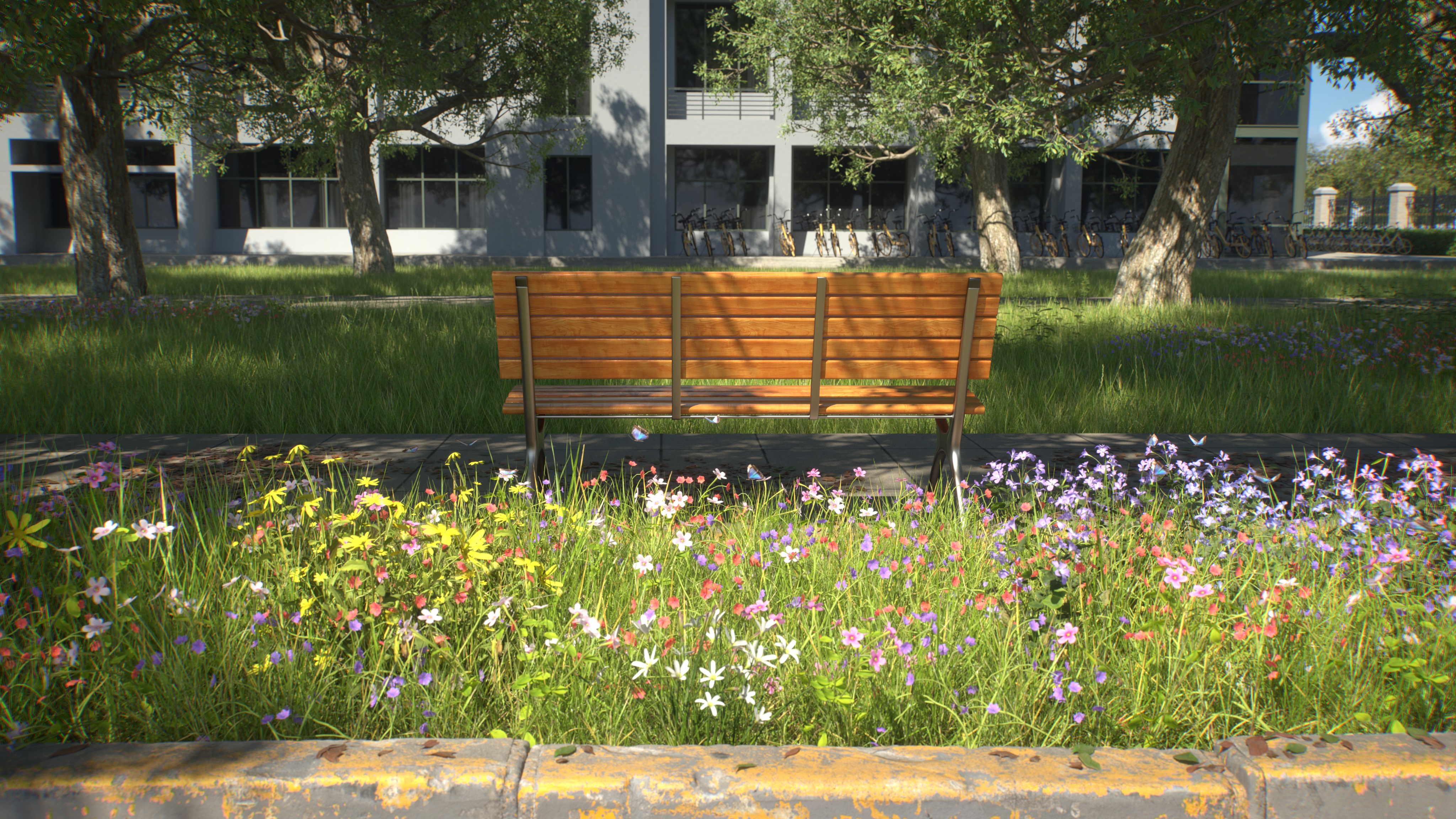 少女,校园与吉他 《井小一校园篇 4k壁纸~》