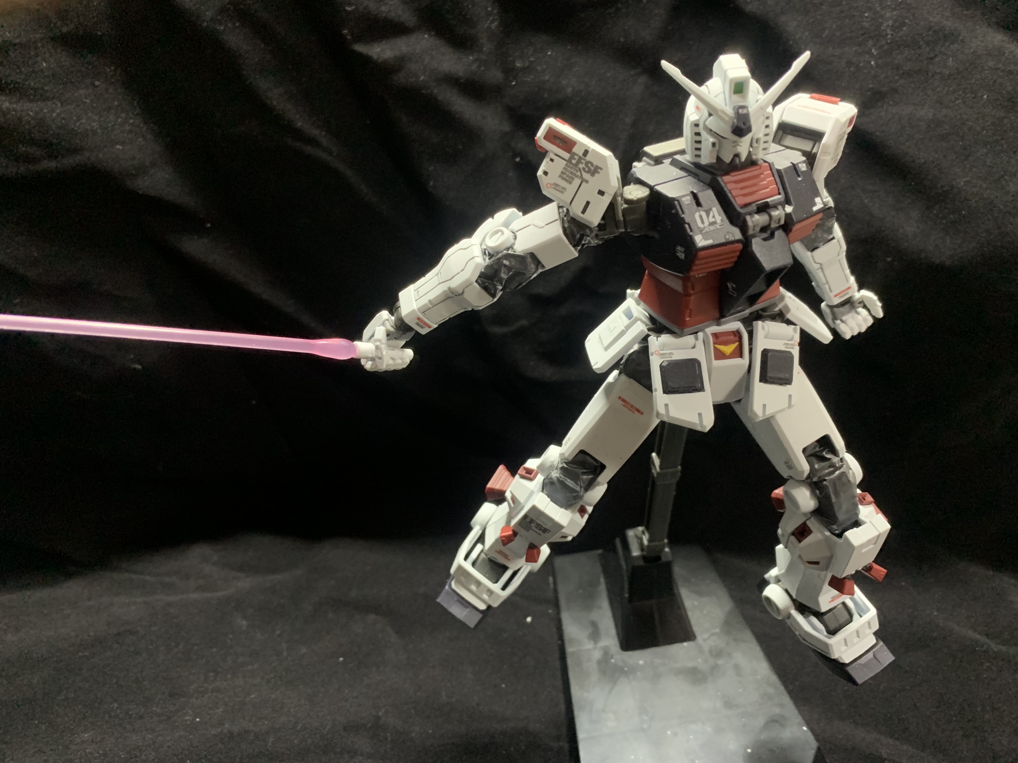 高达模型大班mg全装备高达喷涂