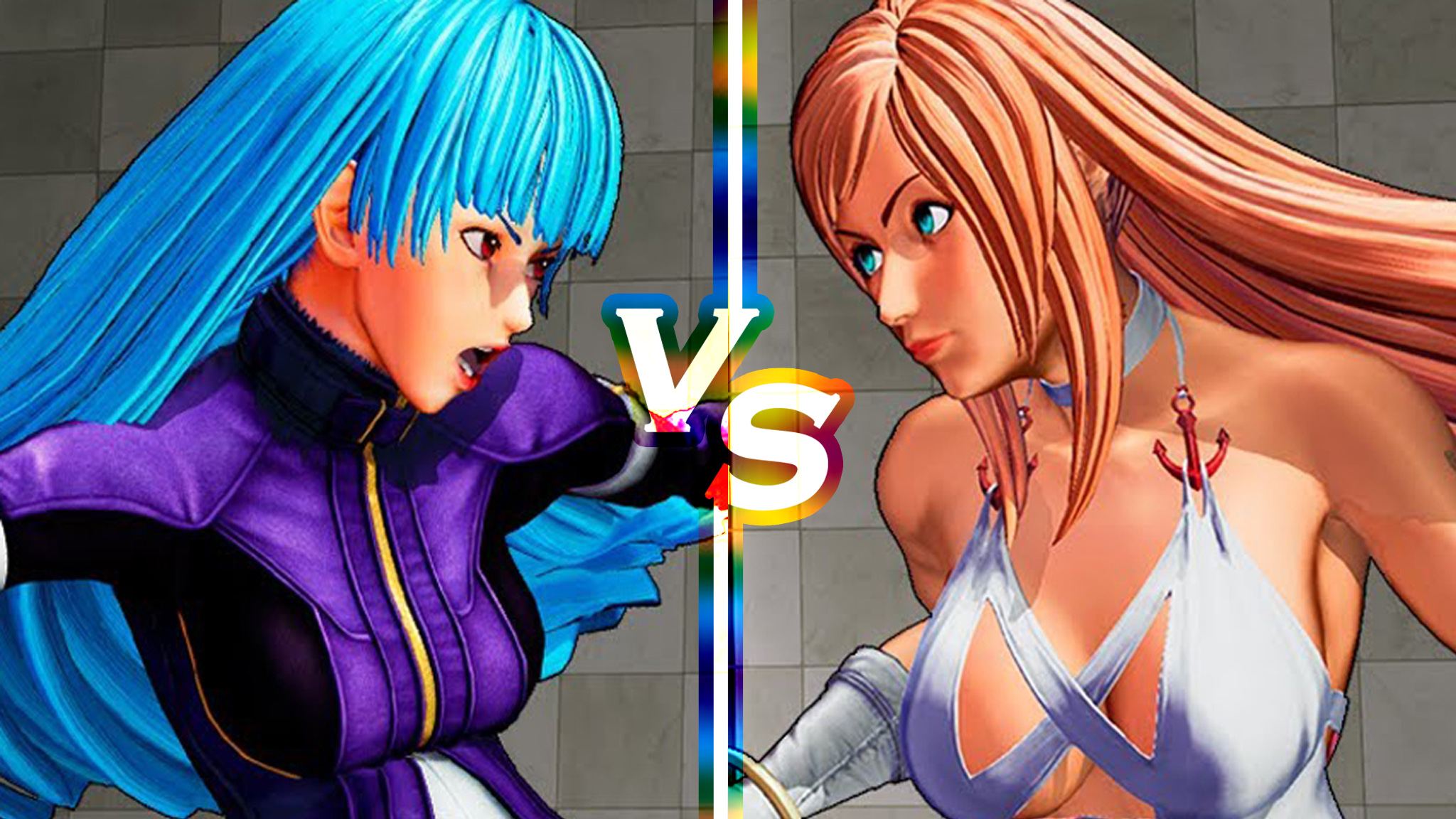 拳皇 xv:neko(库拉,庵)vs hasumi(珍妮特,洛克)