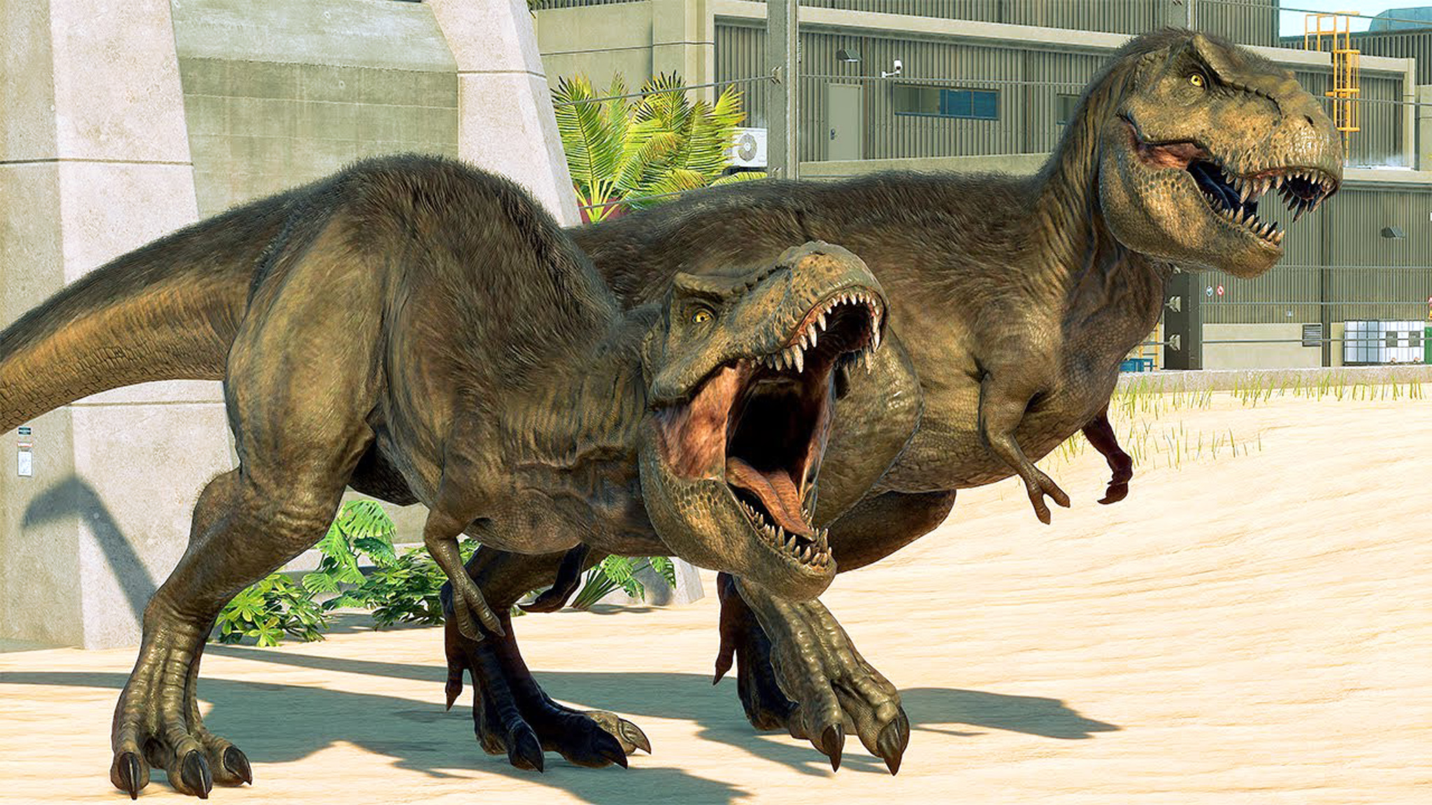 2 暴龙 vs 2 巨兽龙 ~ 侏罗纪世界进化 2 代