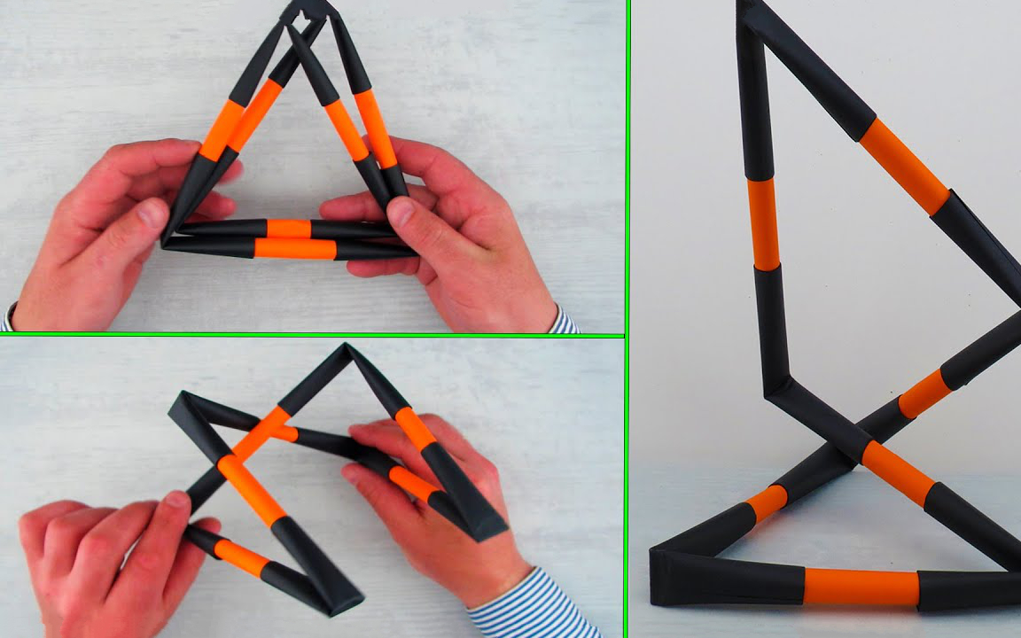 一次性简单折纸玩具,教你折纸扭扭棍,打发时间神器