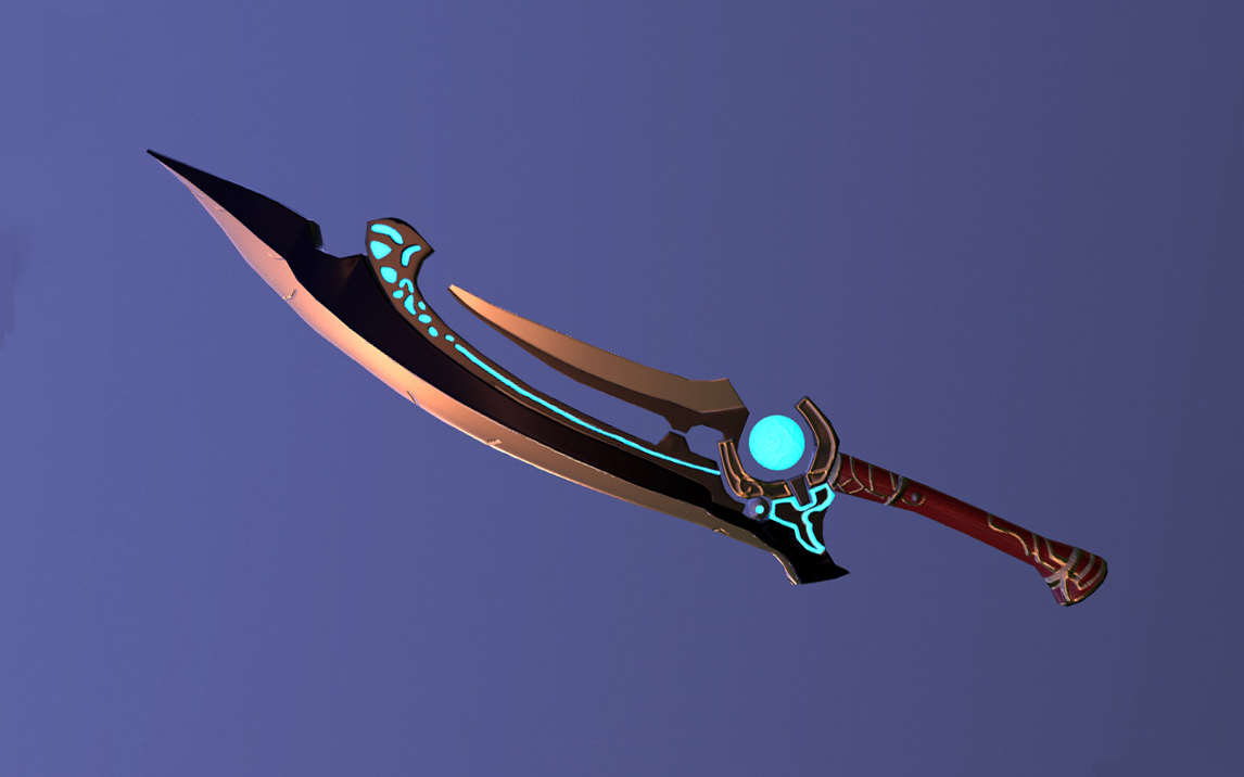 零基础武器刀模型制作全流程教程.3d建模基础教程