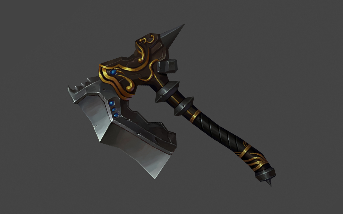 3dmax/bodypaint3d-零基础斧子建模全流程教程.3d建模基础教程