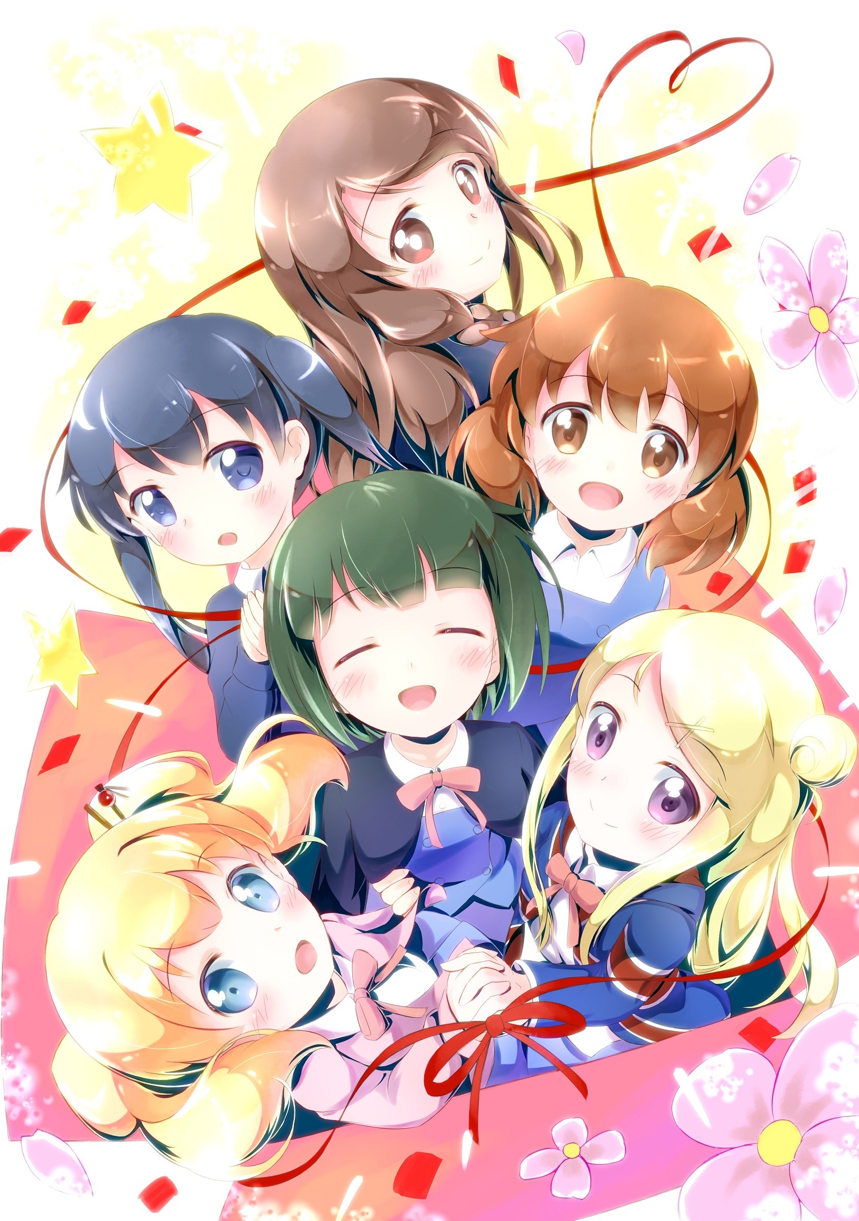 きんいろモザイク黄金拼图图集壁纸