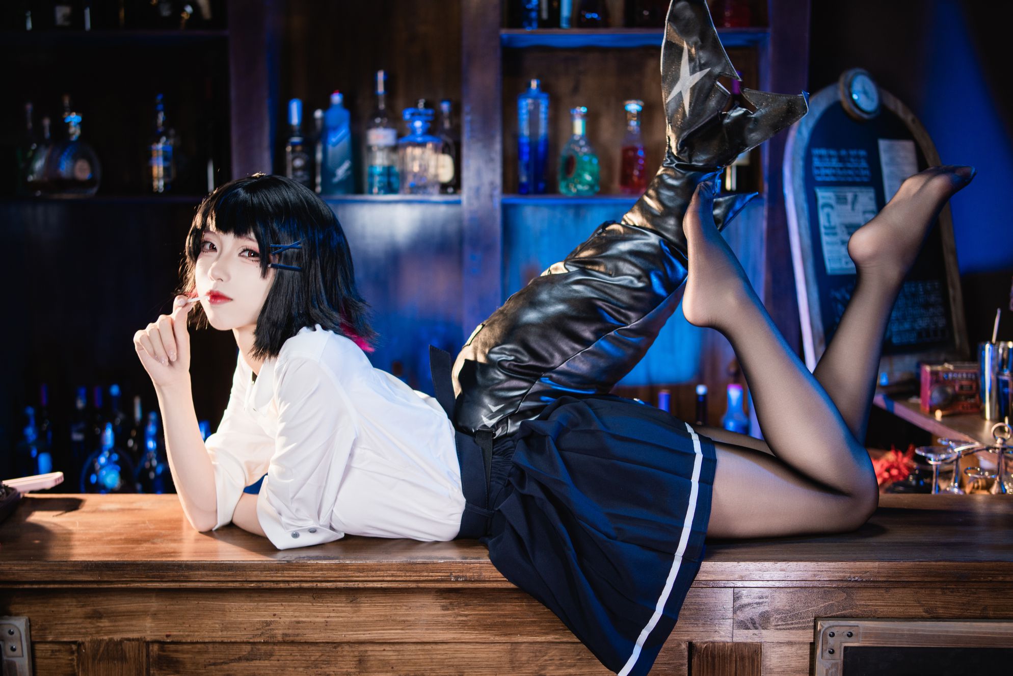 cosplay精选 | 绝区零 艾莲乔 鲨鱼妹jk制服