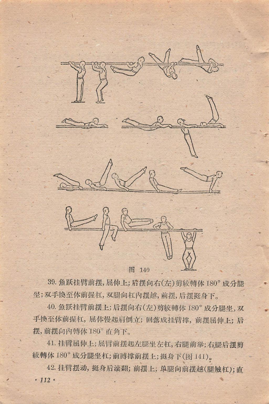 双杠动作名称及图片图片