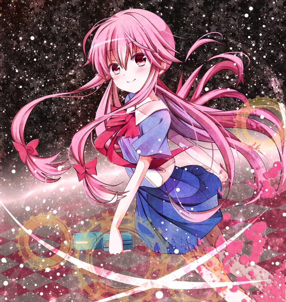 我妻由乃 · 粉发少女的病娇微笑