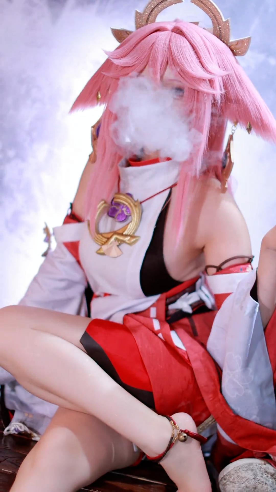 不露脸cos美少女