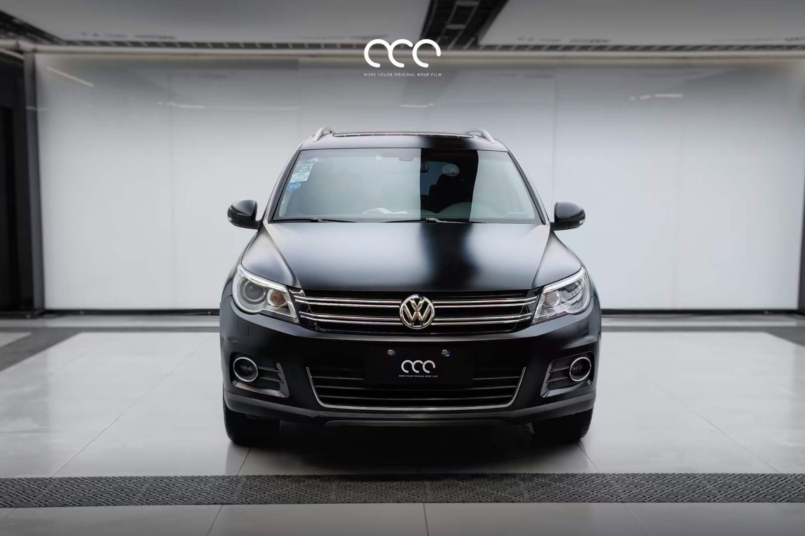 大众途观汽车贴膜mcwrap漫彩改色膜陶瓷黑 - acfun弹幕视频网 - 认真