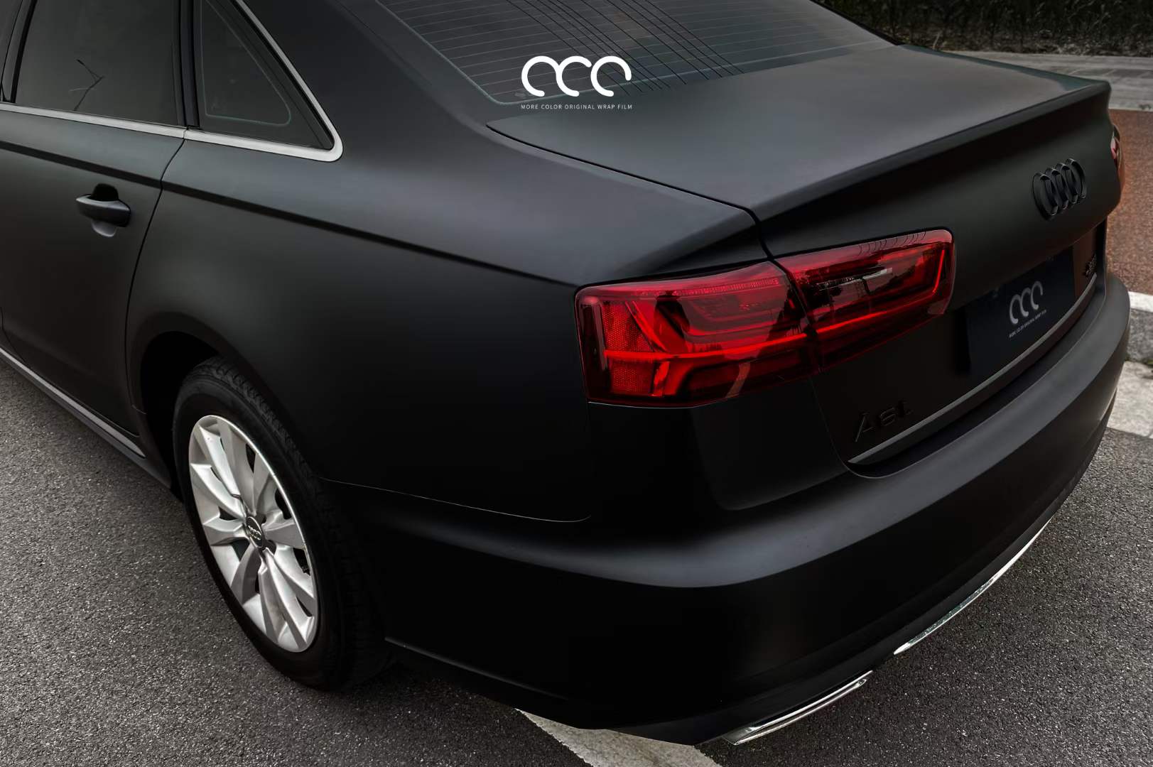 奥迪a6l车身贴膜漫彩改色膜超亚黑 - acfun弹幕视频网 - 认真你就输啦