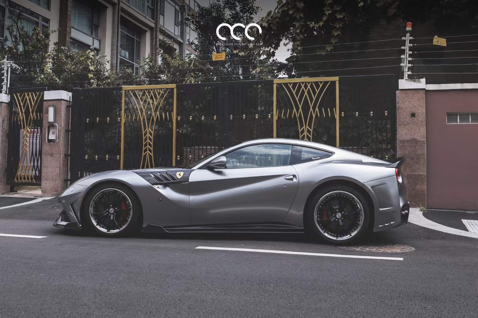 法拉利f12全车漫彩改色膜 pet gt银典藏版 - acfun弹幕视频网 - 认真