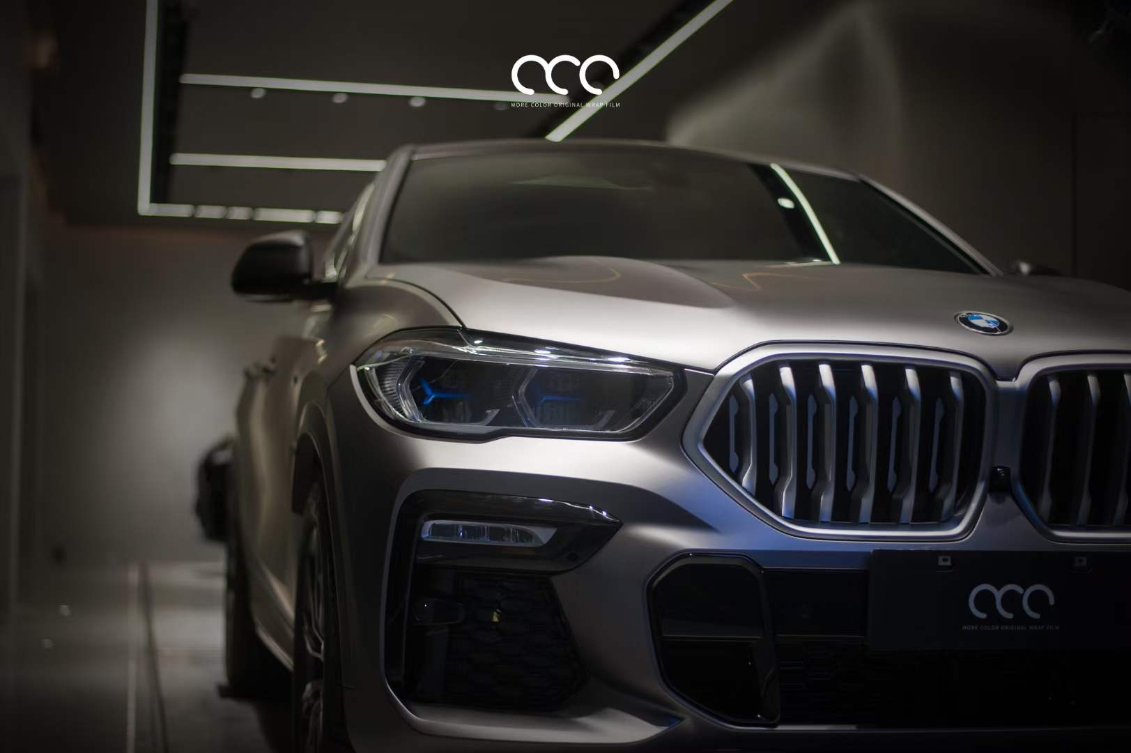 宝马x6贴膜mcwrap漫彩改色膜山灰 - acfun弹幕视频网 - 认真你就输啦