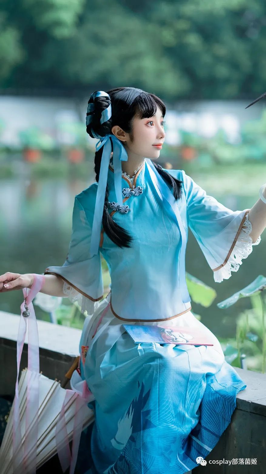 cos:王者荣耀同人西施cos正片@走路摇