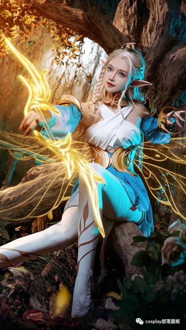 cos:王者荣耀腿子精灵艾琳cos正片@露儿大魔王,抱回家 - acfun弹幕