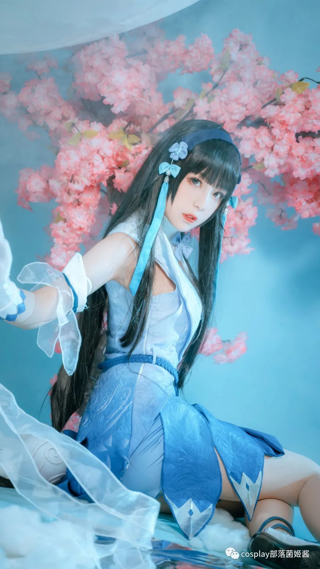 cos:王者荣耀西施cos正片@希若,甜美如画