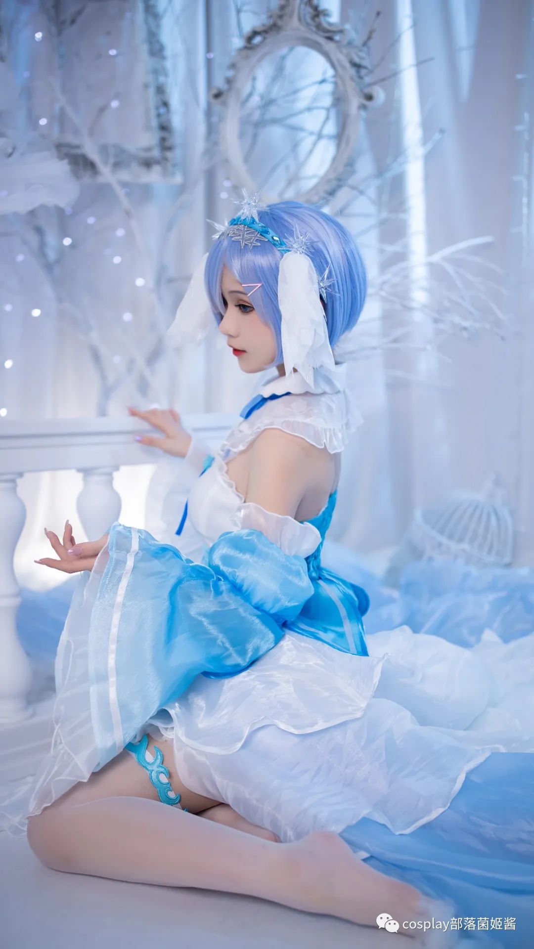 cos:蕾姆·冰晶礼服cos正片@九漓