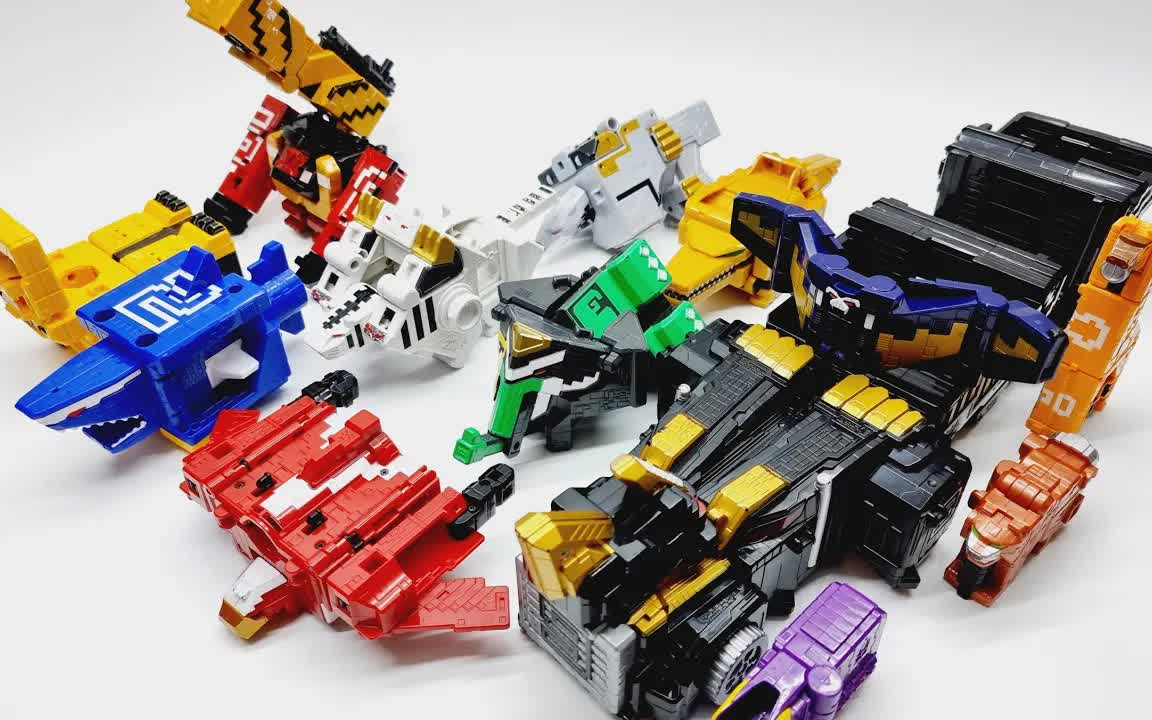 动物战队dx机器人1-9合体把玩