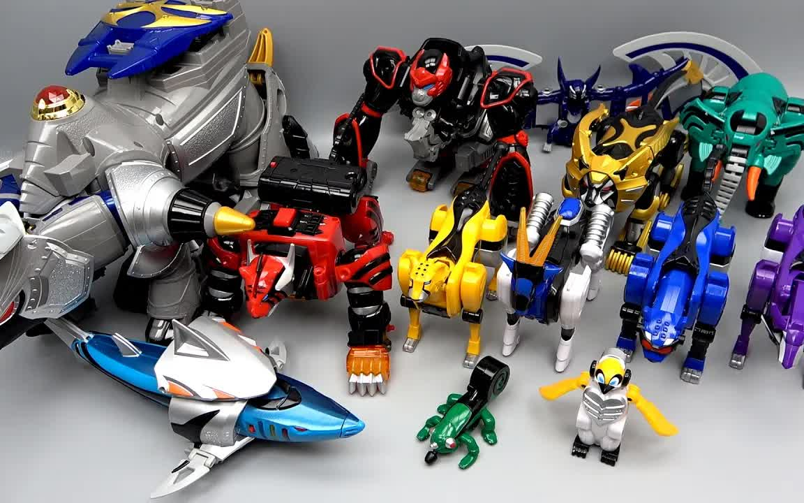 兽拳战队dx 全机器人把玩