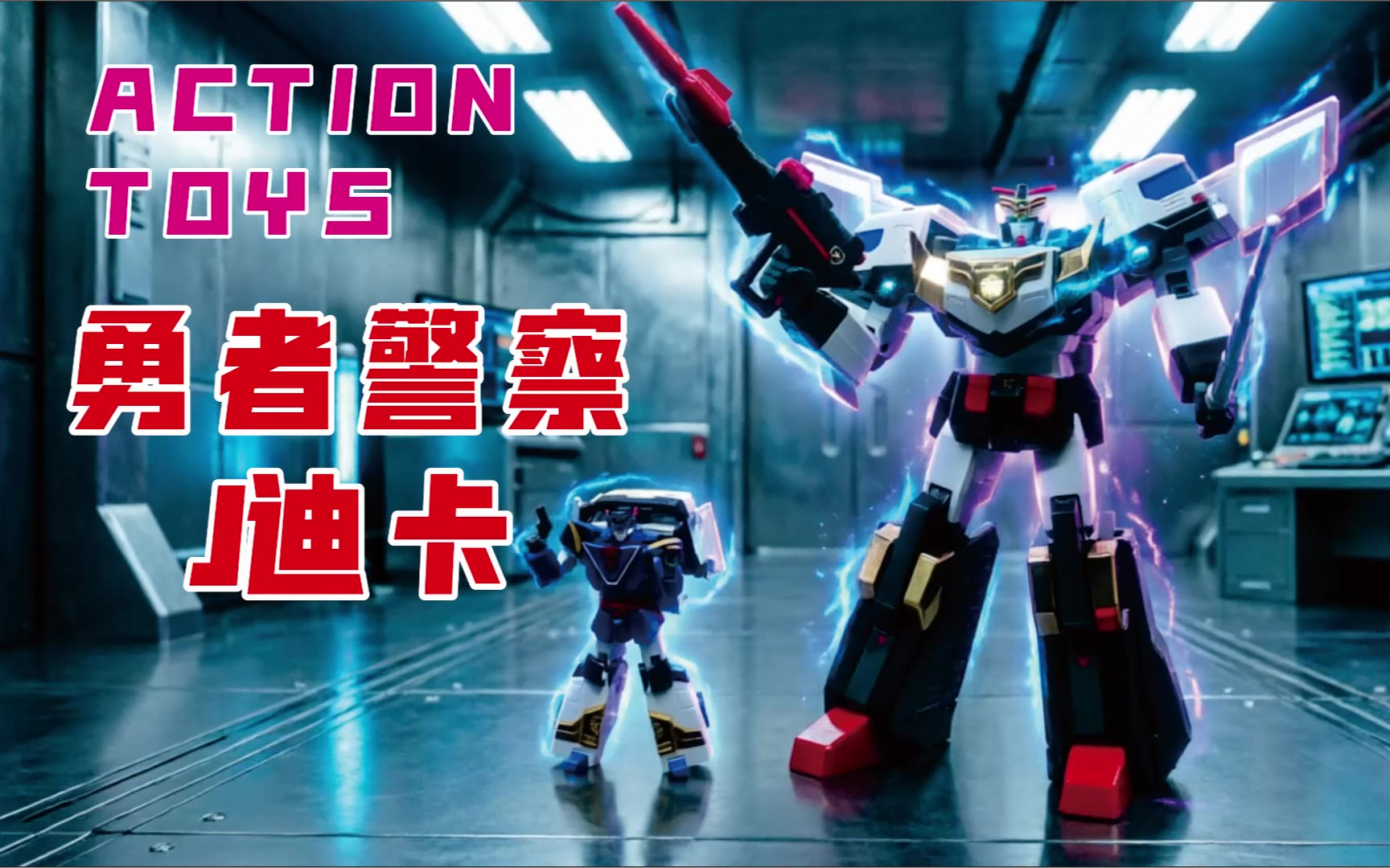 合金中比例成品 J迪卡 勇者警察 Action toys