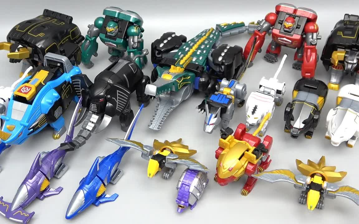 百兽战队食玩系列机器人把玩