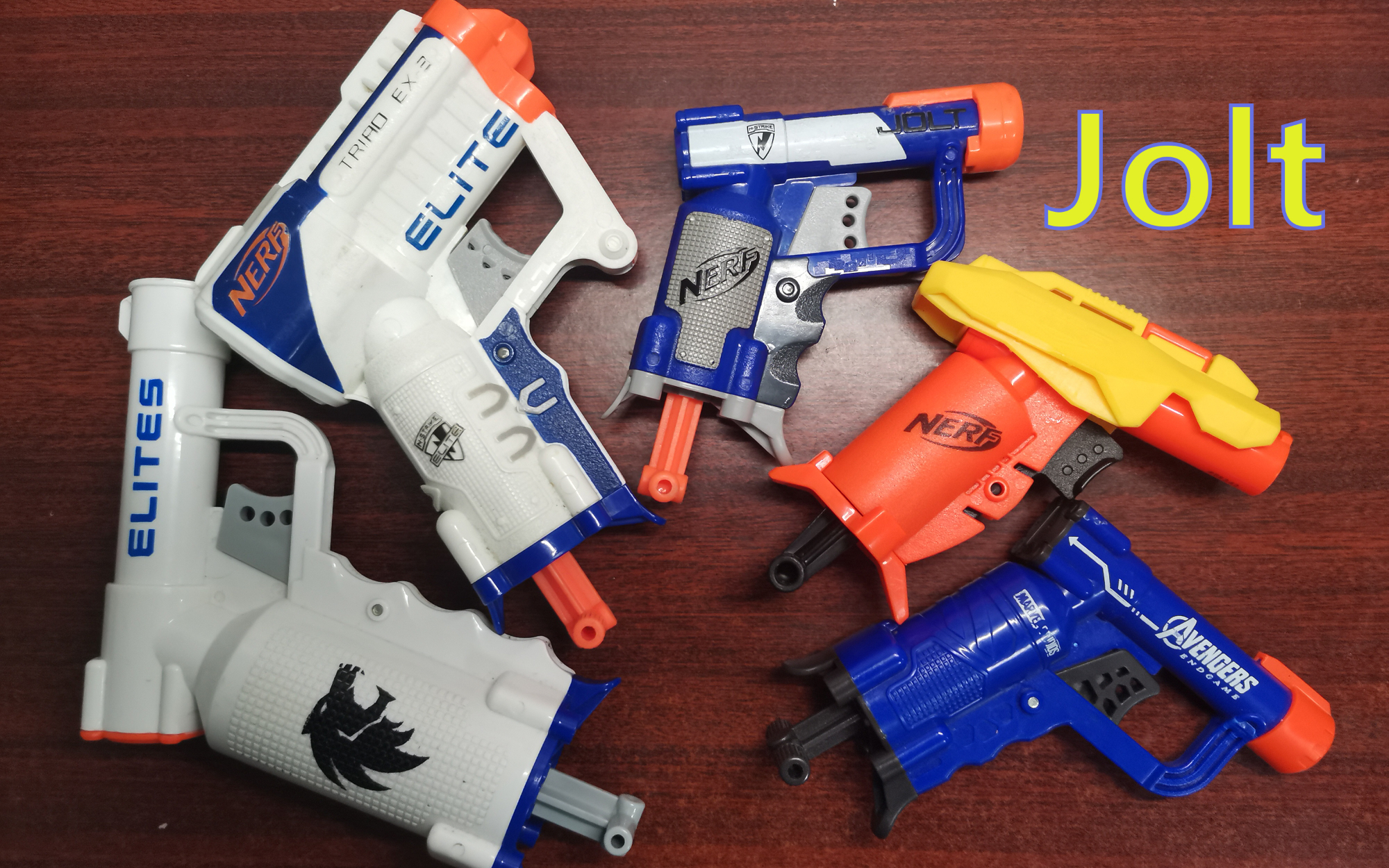 【测评】多款nerf_jolt把玩测评 软弹玩具 荷狸