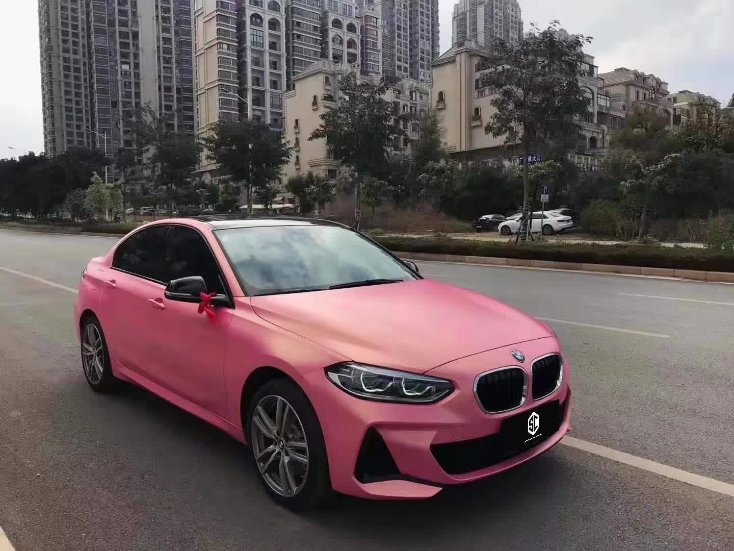 宝马全车sc改色膜亚面钻石金沙粉 - acfun弹幕视频网 - 认真你就输啦