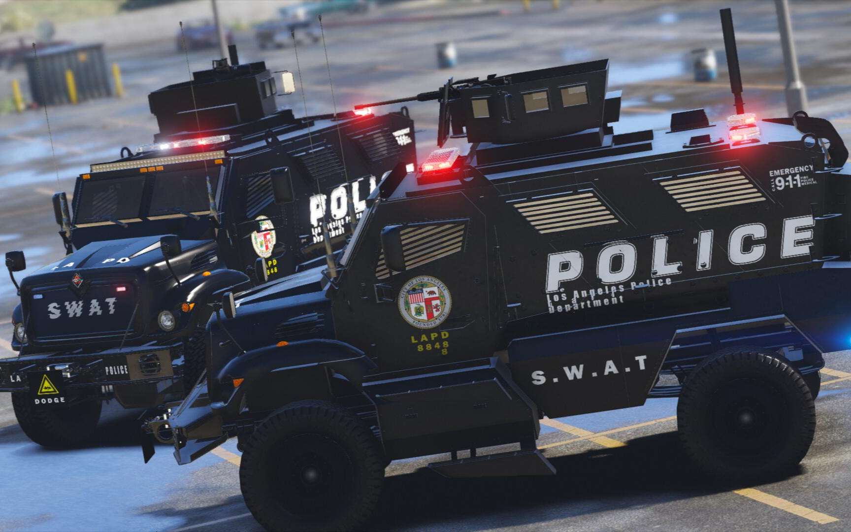 【lspdfr】:lapd全新m1124防暴车mod模组