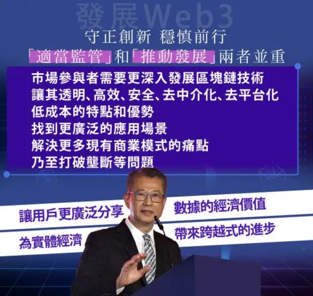 现在是香港推动Web3的“正确时机”！将采取监管与发展并重策略！