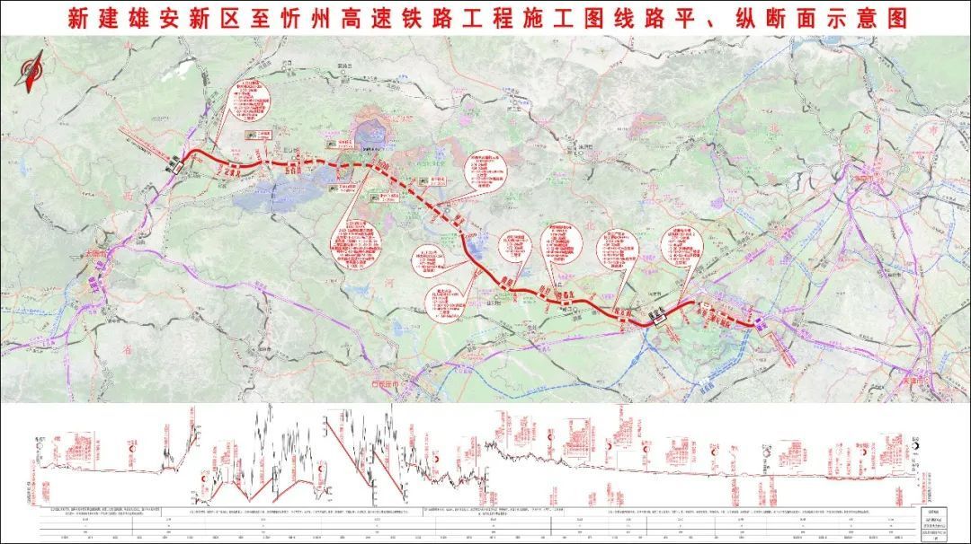 忻保高铁的路线图图片