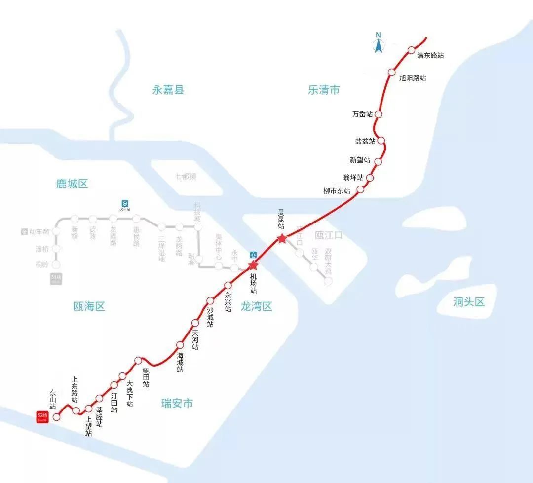 温州市域铁路s2线路图图片