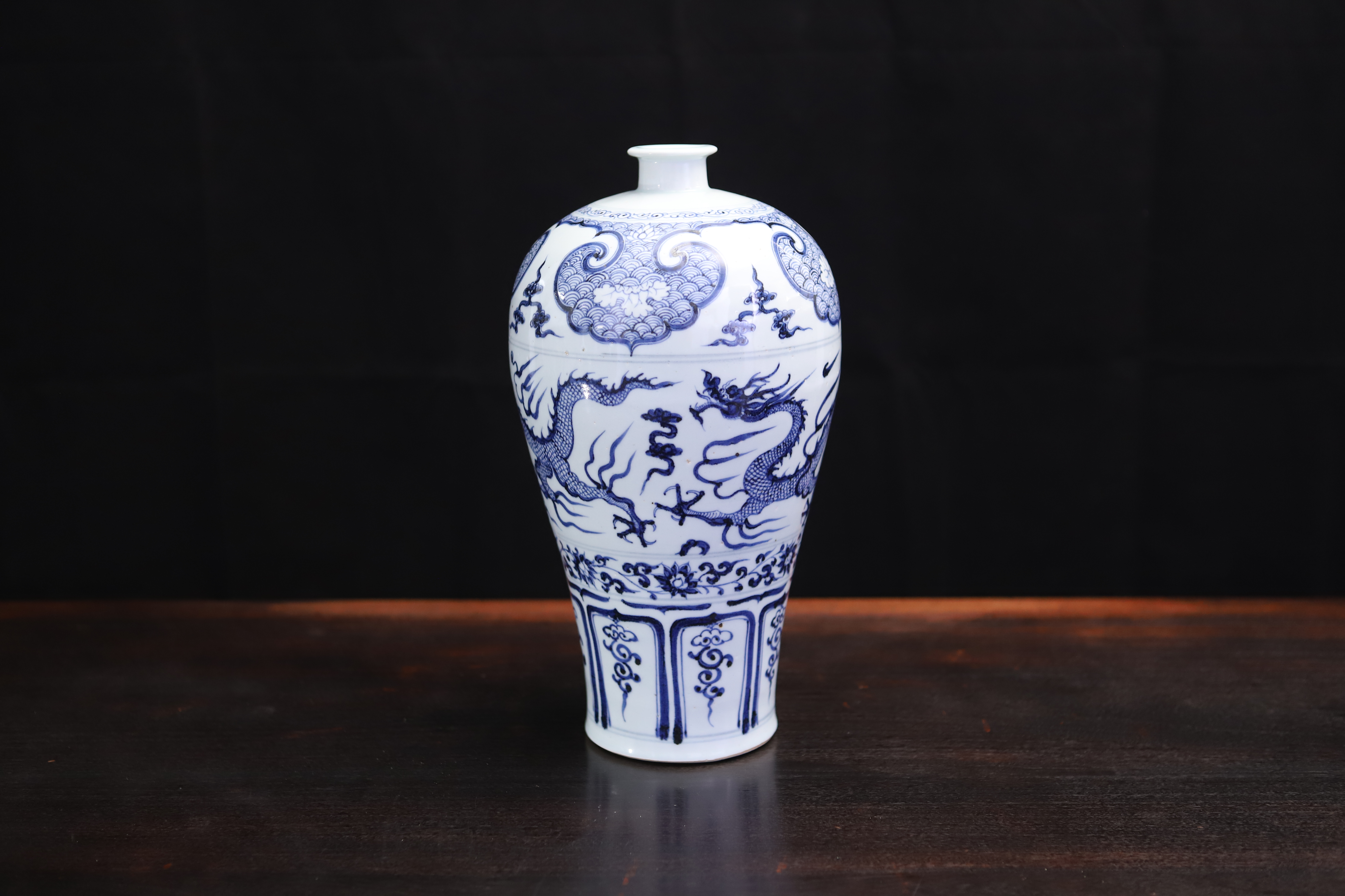 宝龙说宝-元青花双龙纹梅瓶