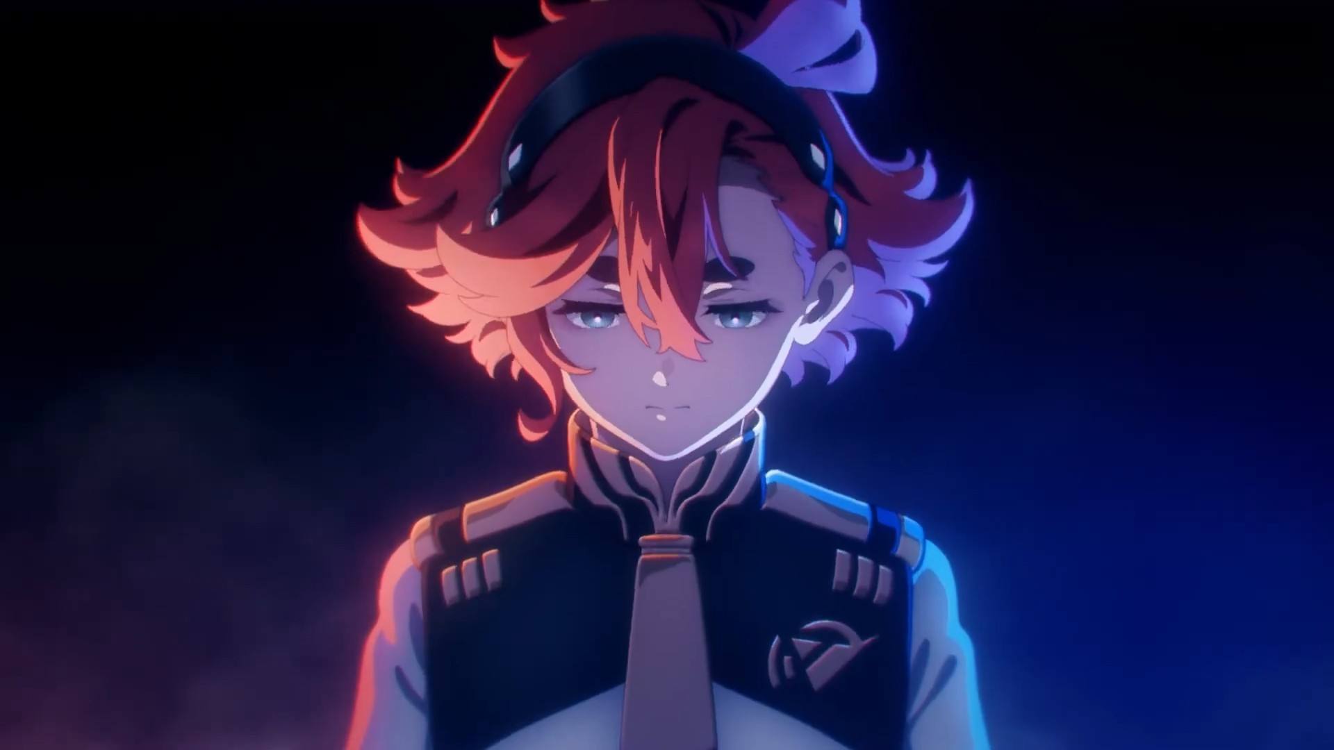 墨丘利拥有粗麻吕眉式的狸猫脸,继承了母亲的一头红发,看上去很狂野.