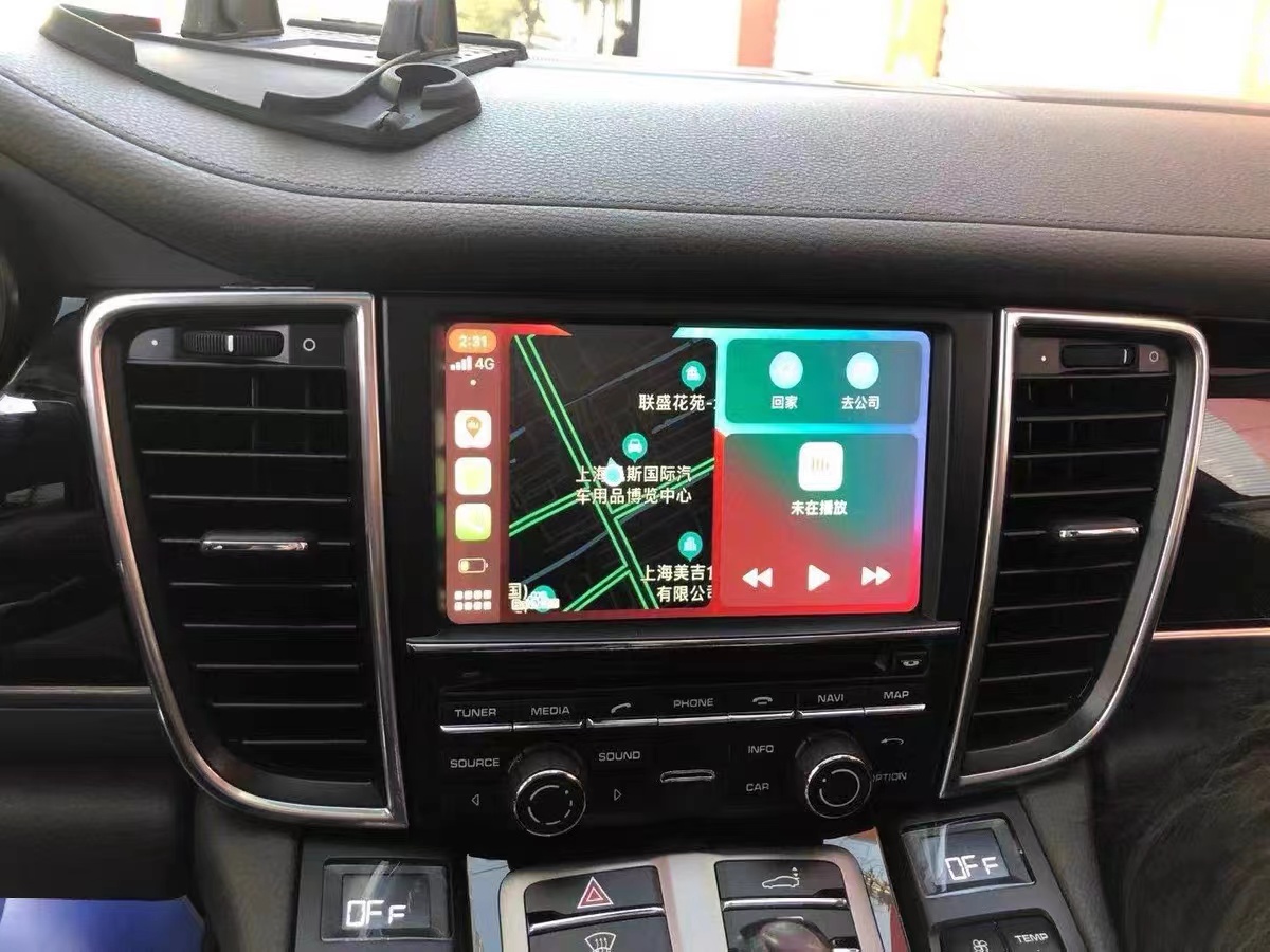 智马力科技10年-16年保时捷帕拉梅拉升无线carplay无线hicar教程