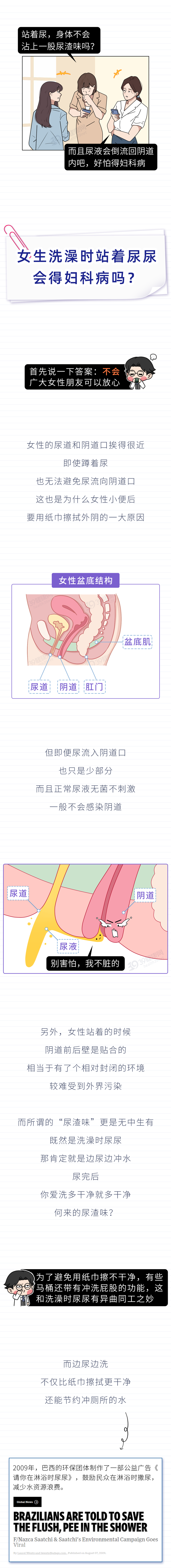 女生洗澡时站着尿尿会感染妇科病吗3