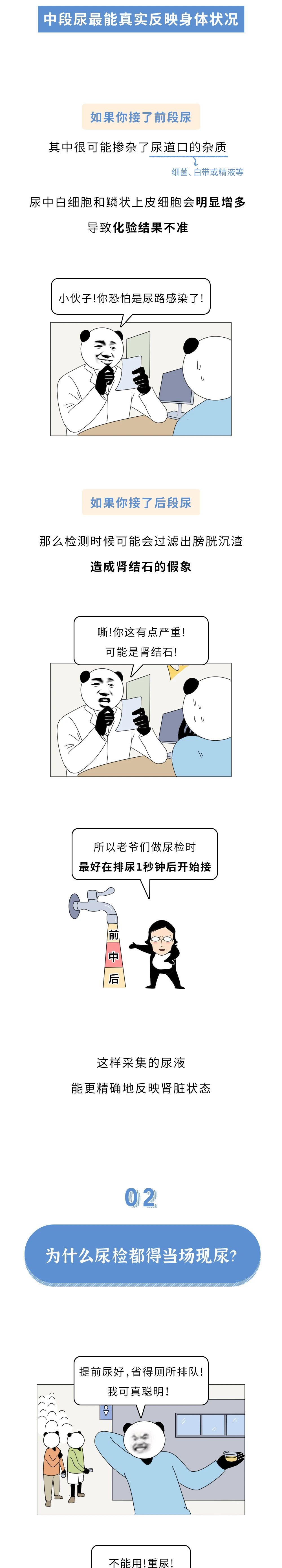 为什么体检时接尿一定要接中间那一段2