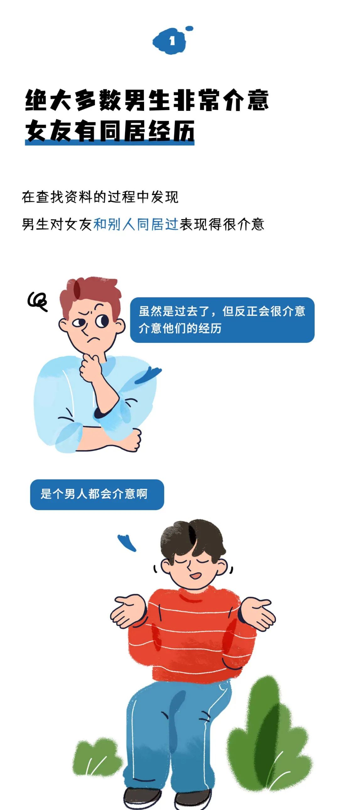 绝大多数男生非常介意女友有同居经历