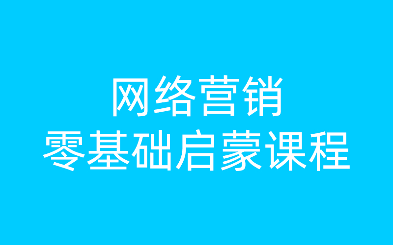 网络营销零基础学什么好_网络营销零基础学什么好呢